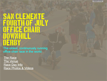 Tablet Screenshot of officechairrace.com